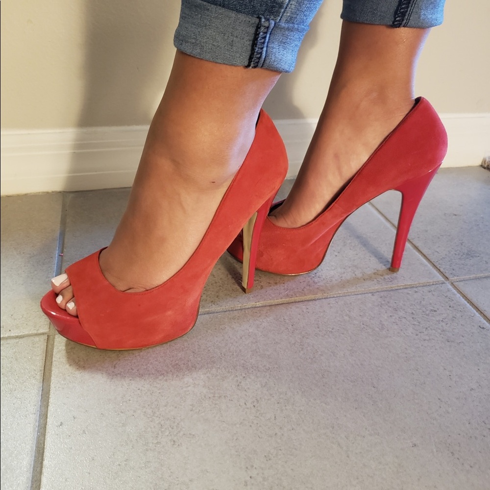Aldo Red Pumps